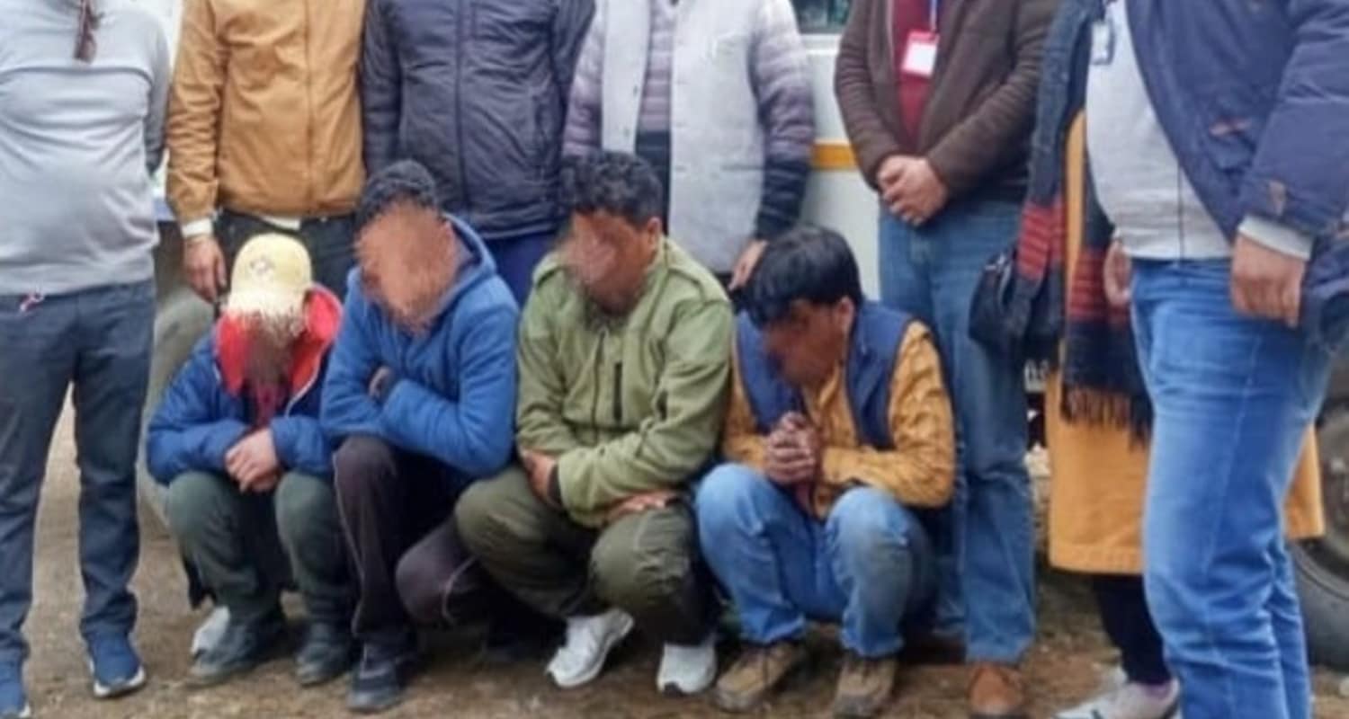 Four men arrested chitta upper shimla himachal pradesh