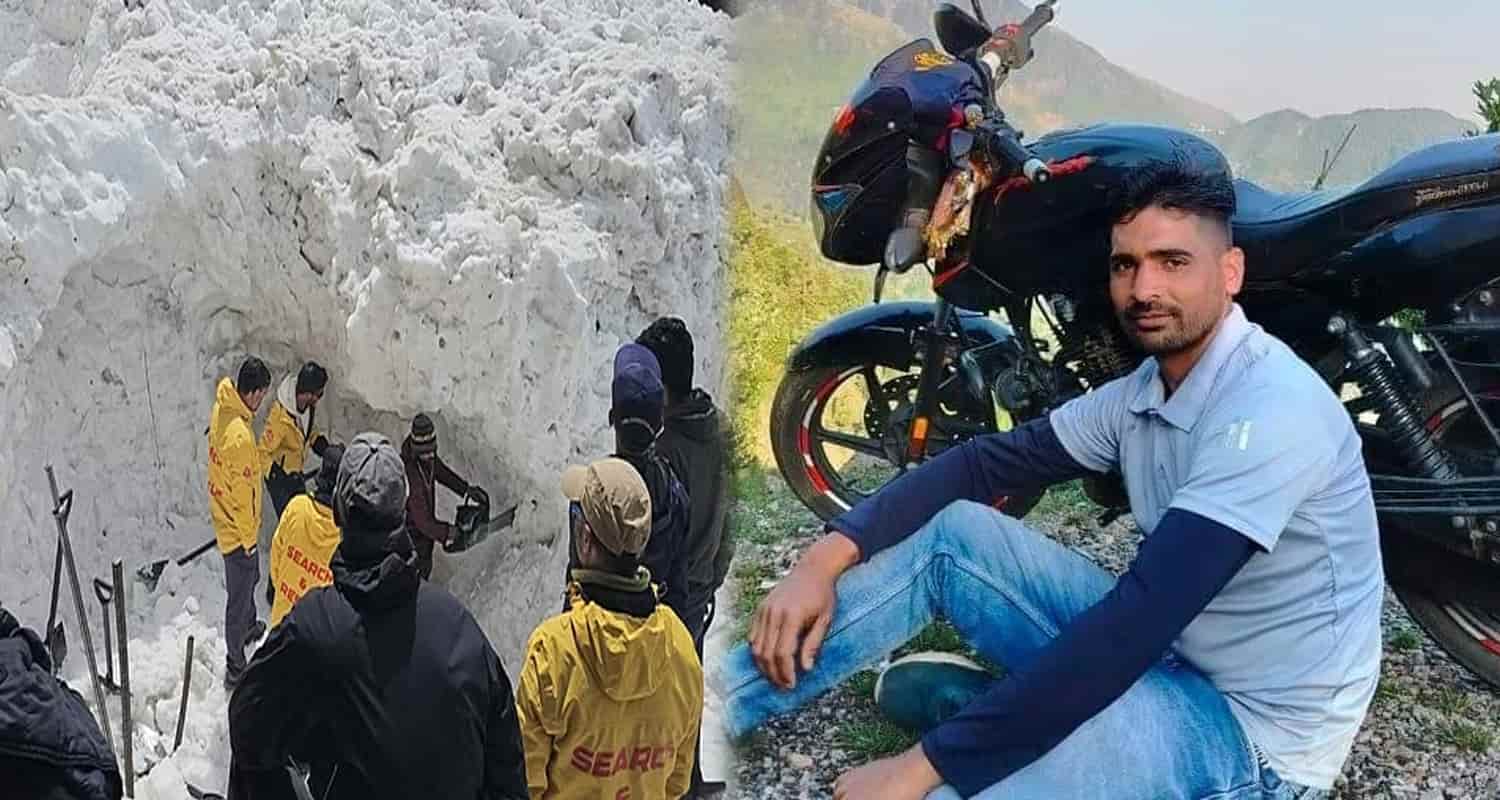 Himachal kullu manali avalanche youth buried under snow body found after 24 hours