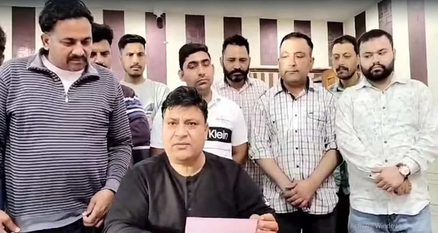 Bjp leader rakesh kalia resigns rebel congress mla gagret chaitanya sharma joins bjp