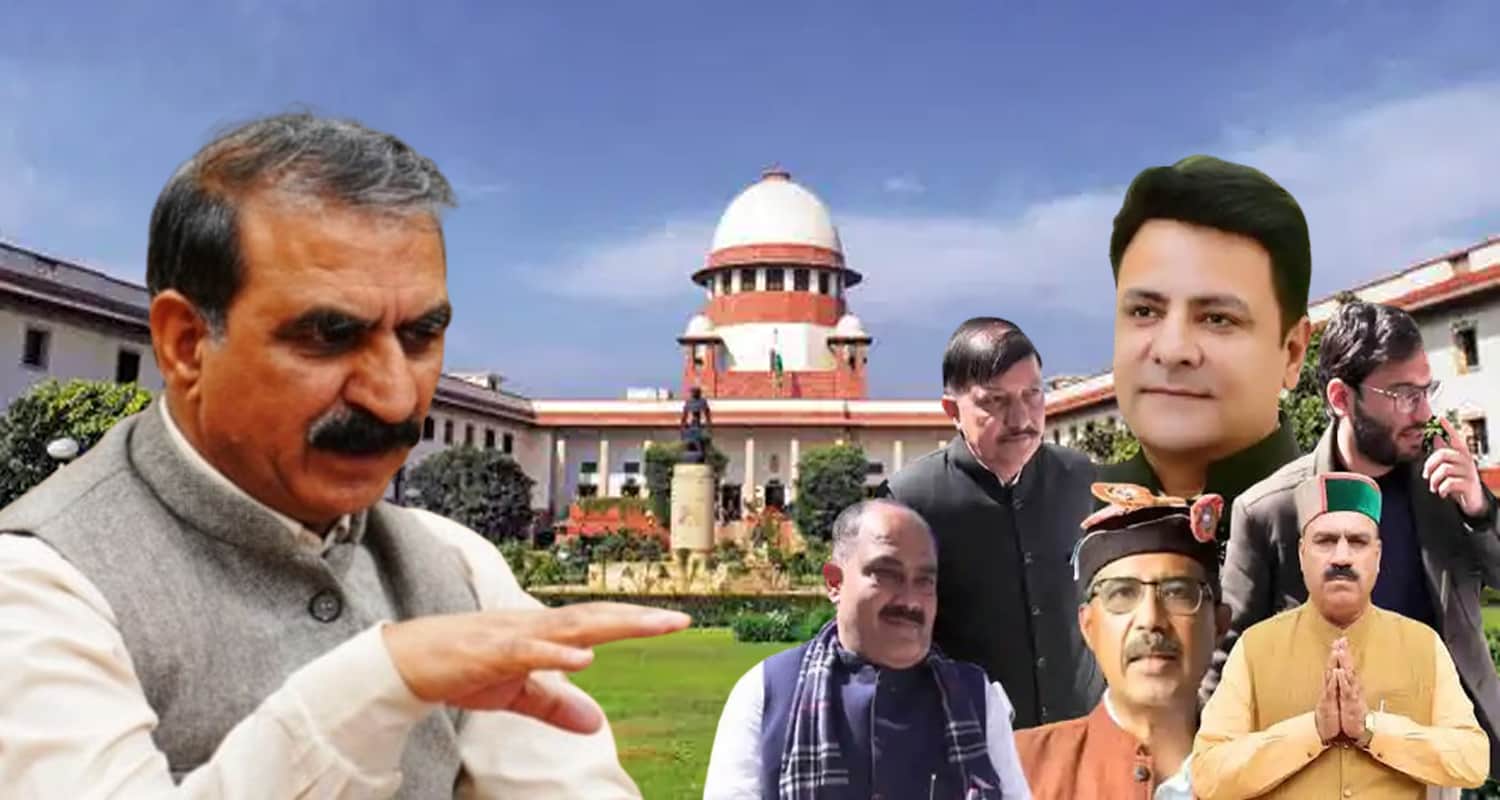 Himachal sukhu govt files caveat in supreme court against rebel mla congress