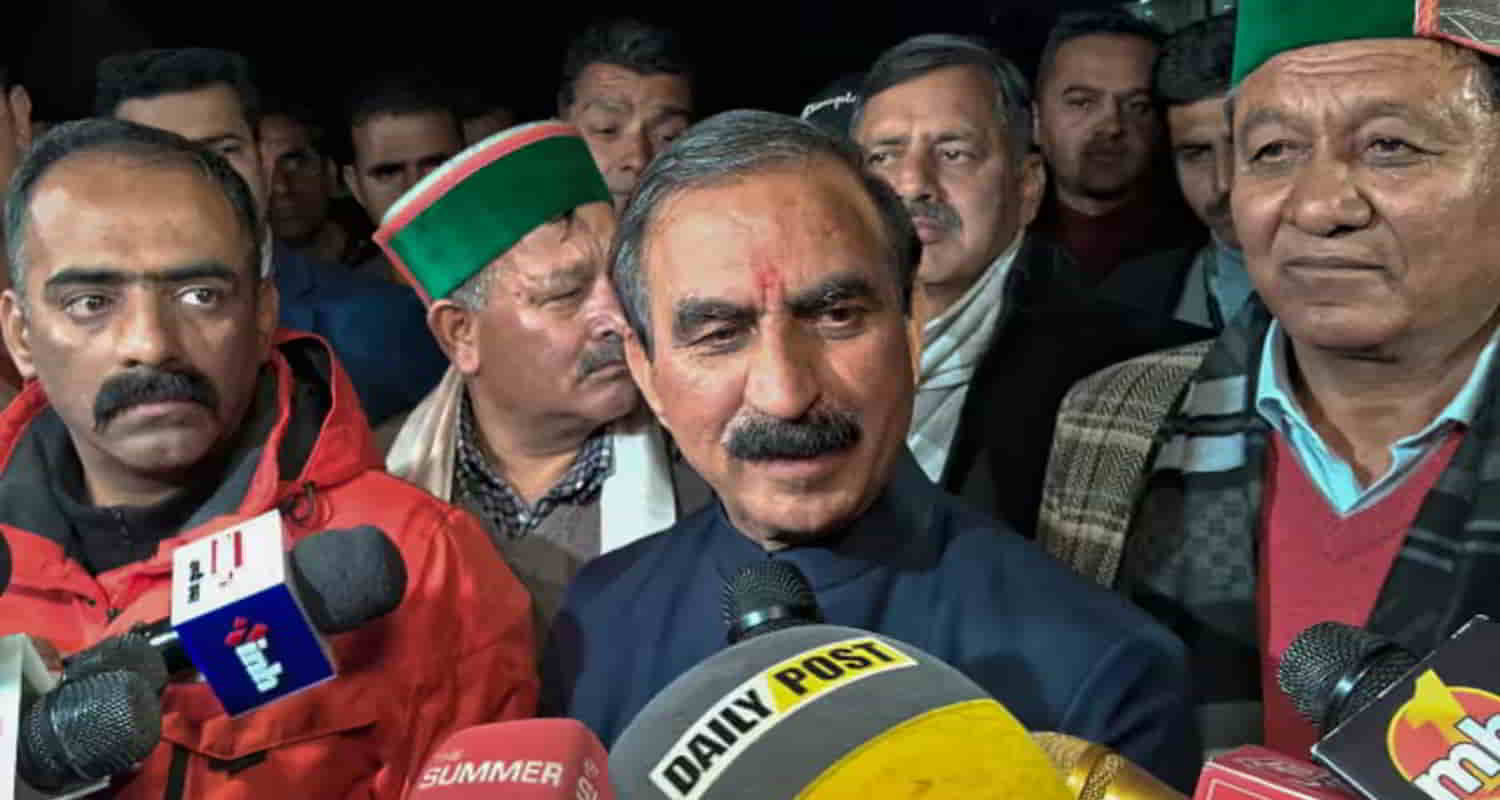 Himachal cm sukhu statement on independent mla resign