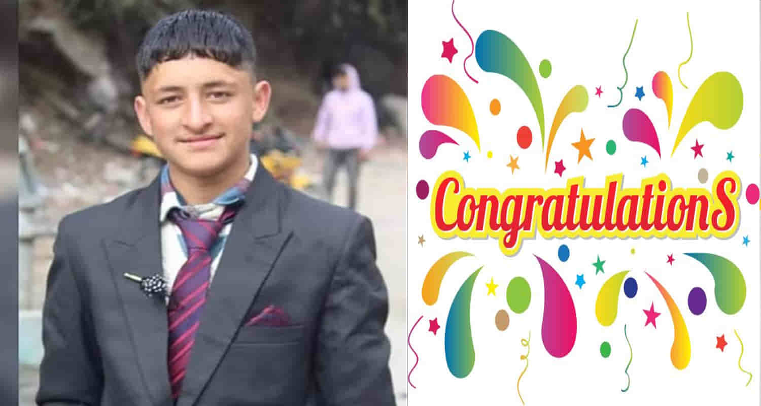 Tailor son chintan sharma 4th rank merit list arts faculty himachal chamba