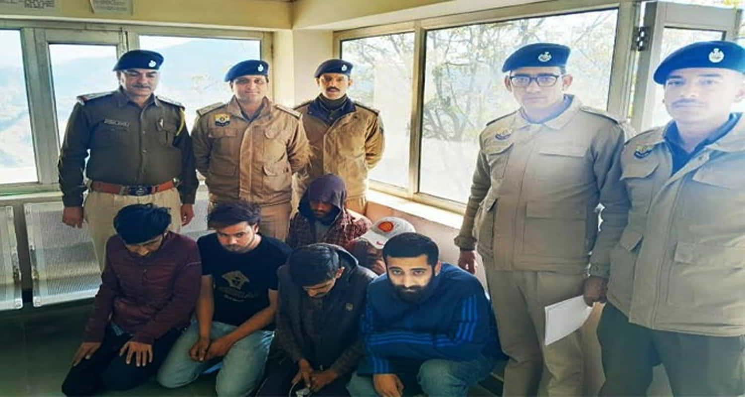 Hp police action smugglers came under attack 6 paddlers aged between 24 to 32 years arrested