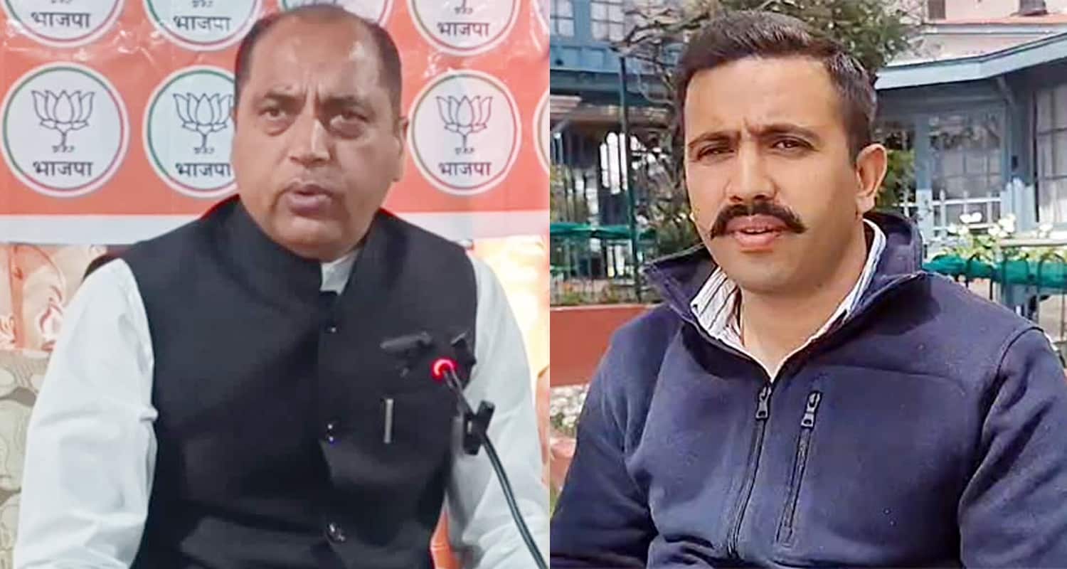 Jairam thakur angry vikramaditya singh statement rss not need your guidance