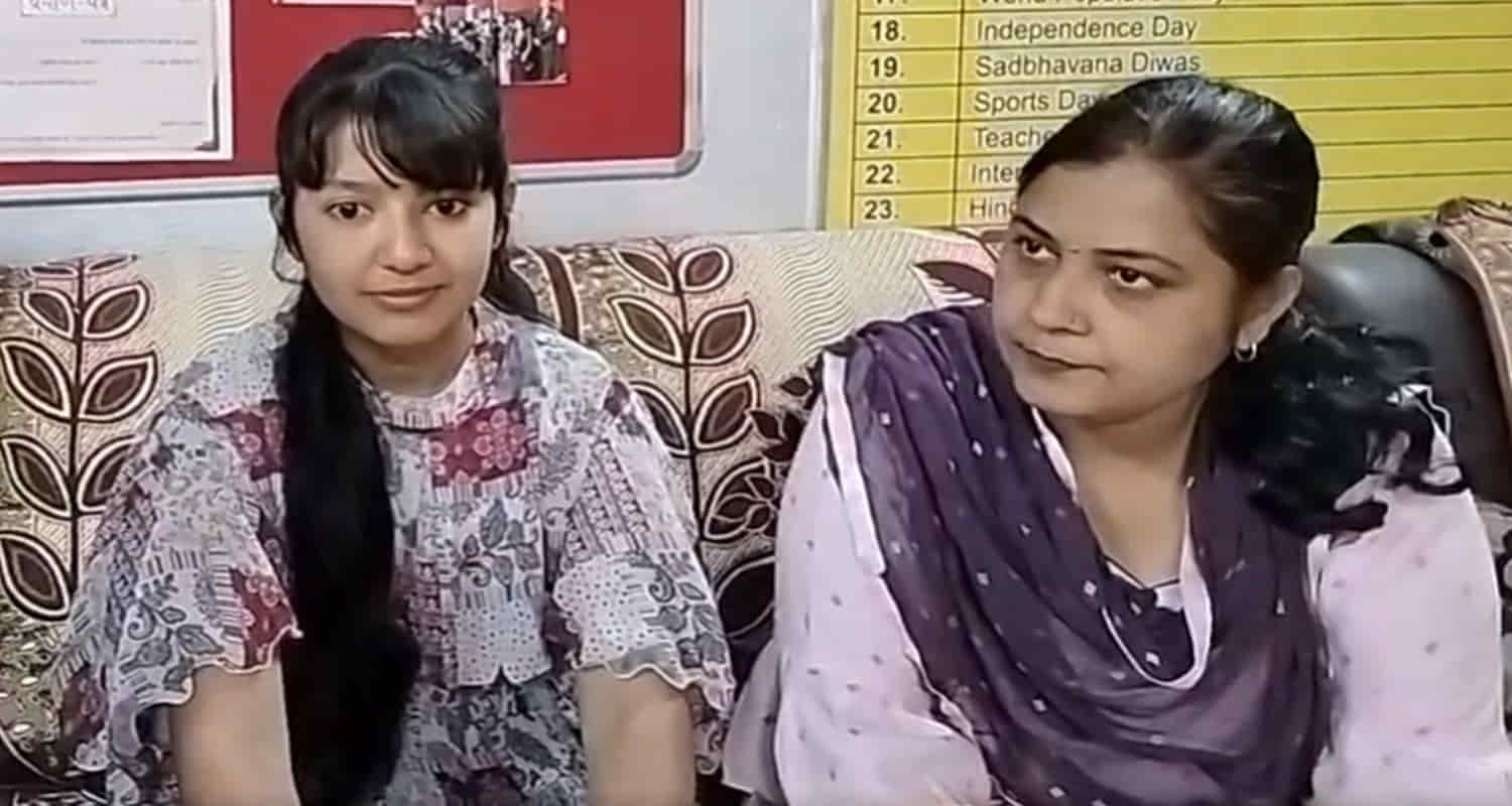 Himachal kangra garli multi task worker daughter sakshi sharma topper class 12th