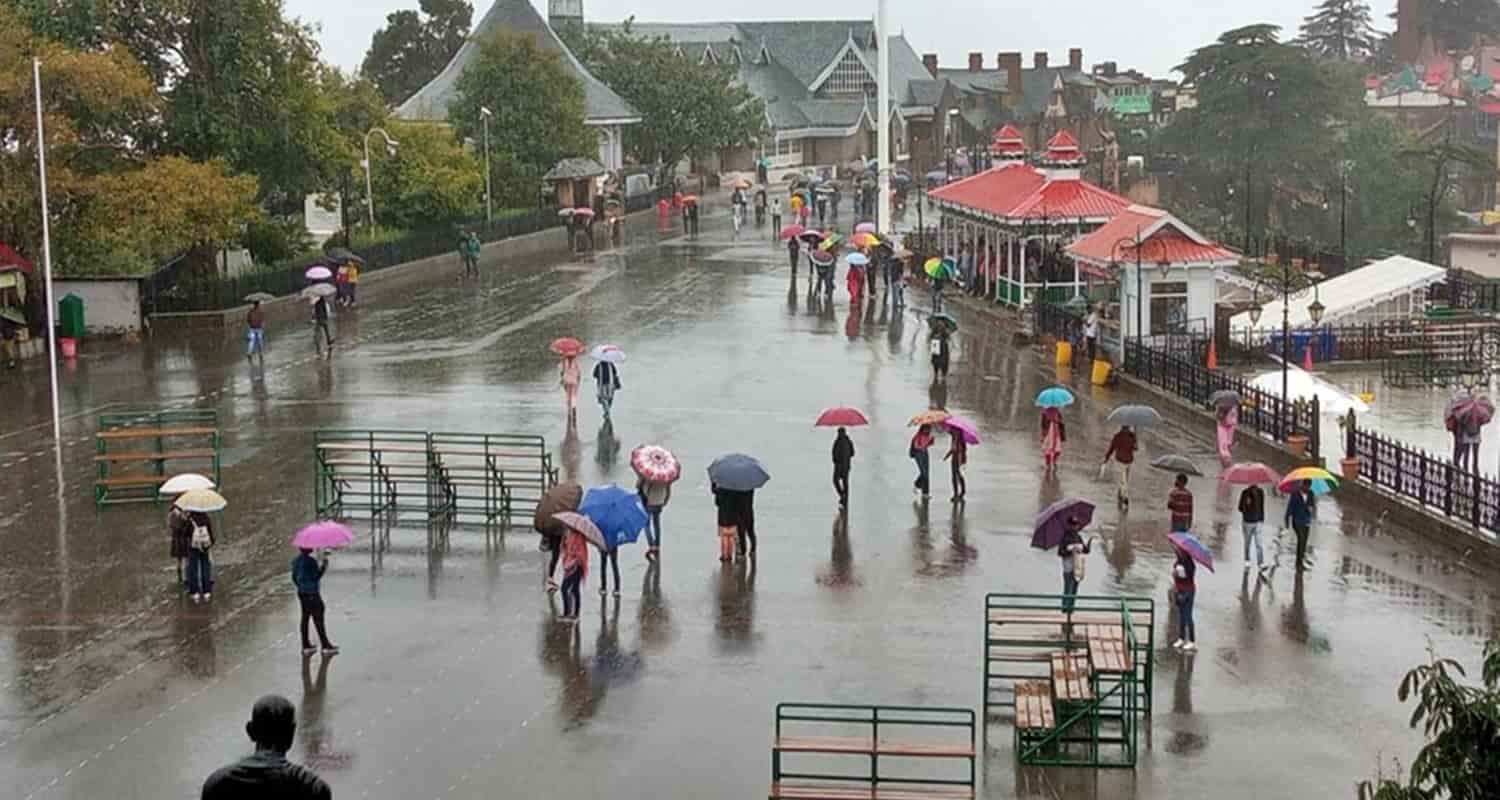 Meteorological center shimla himachal issued yellow alert five days of rain hailstorm storm and lightning