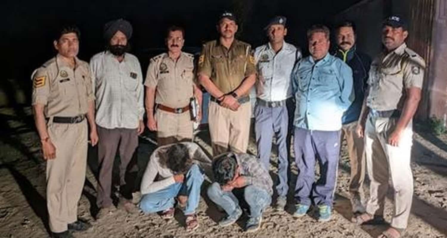 Himachal una truck consignment of chitta two arrested one absconding