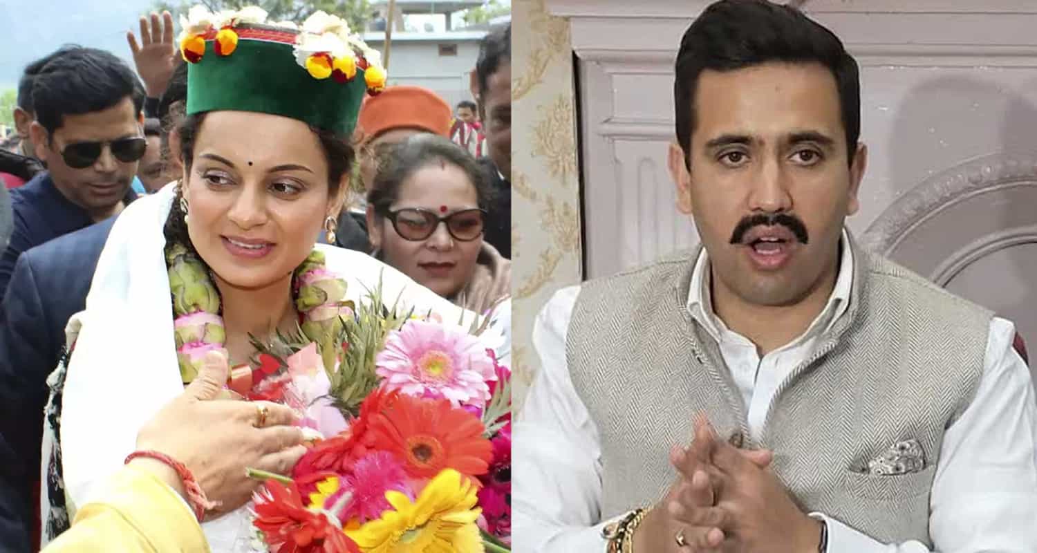 Kangana ranaut vikramaditya singh bjp headquarter congress