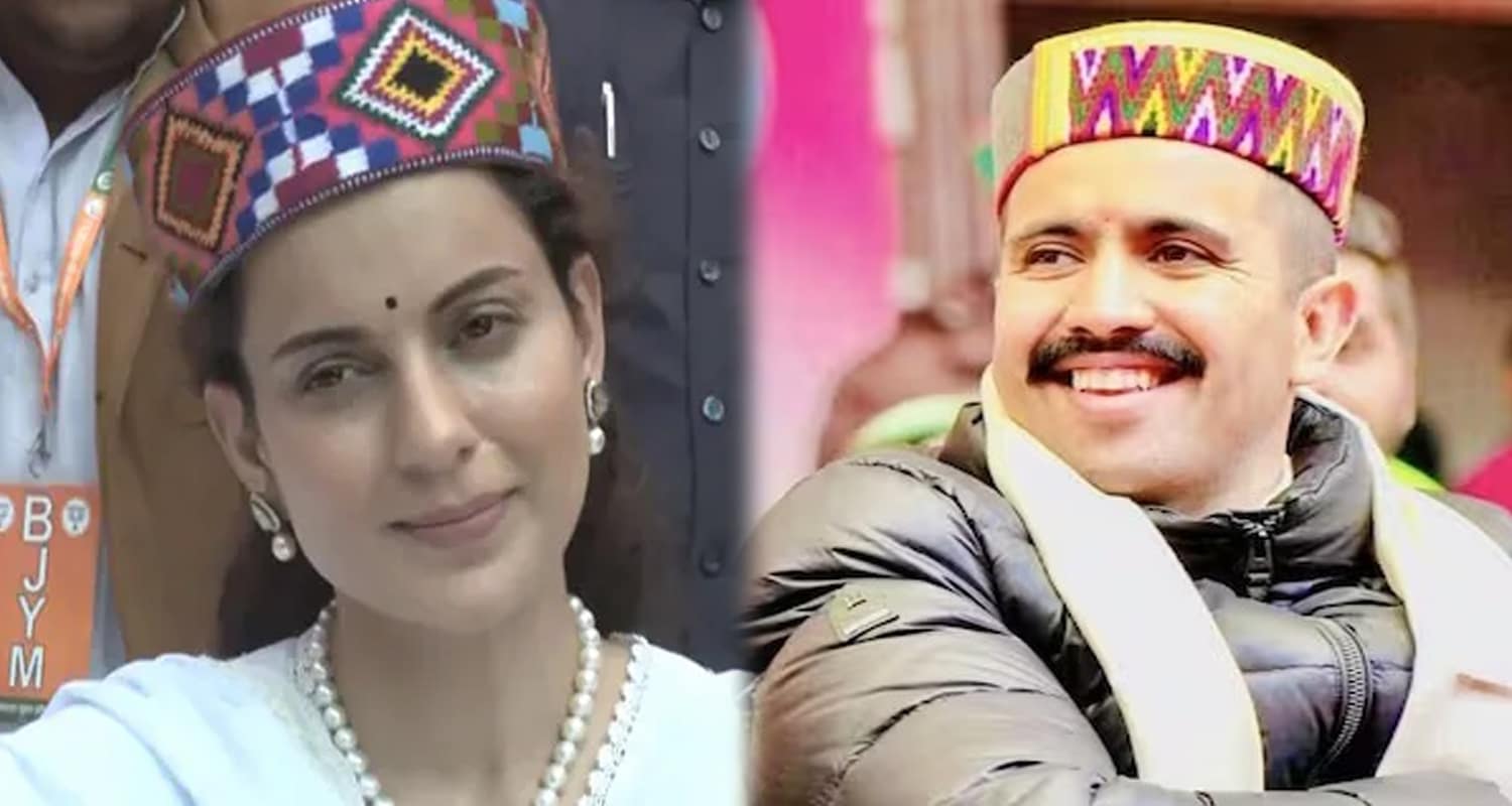 Kangana ranaut counterattack called vikramaditya singh an outsider mandi lok sabha election 2024