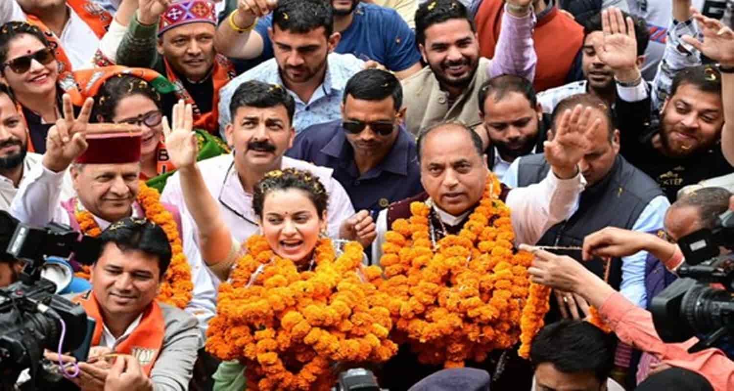 Himachal lok sabha elections 2024 mandi bjp candidate kangana ranaut election campaign