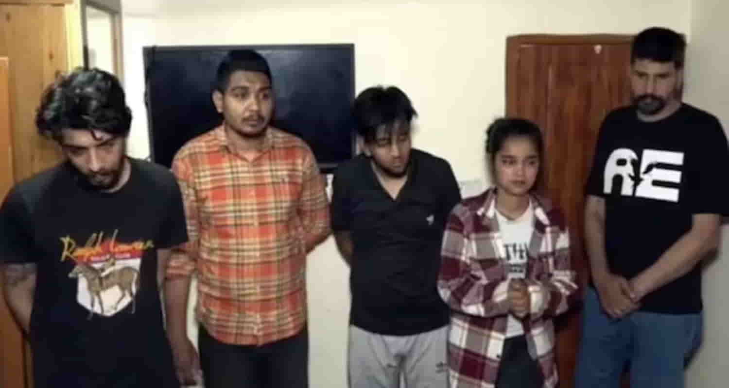 Himachal shimla paunjab minister son arrest chitta kinnaur girl freinds heroin
