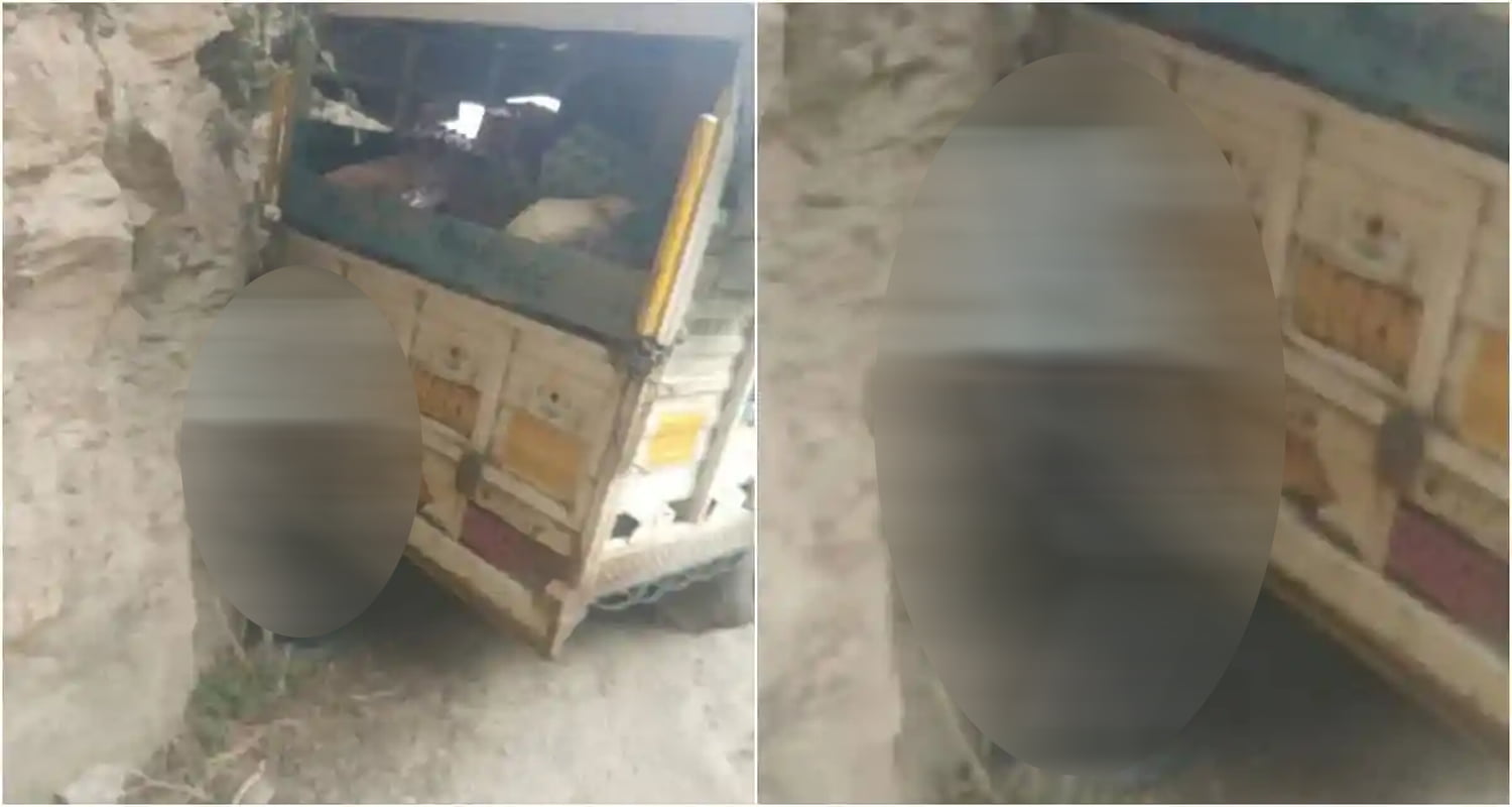 Himachal kullu young man buried jeep rock