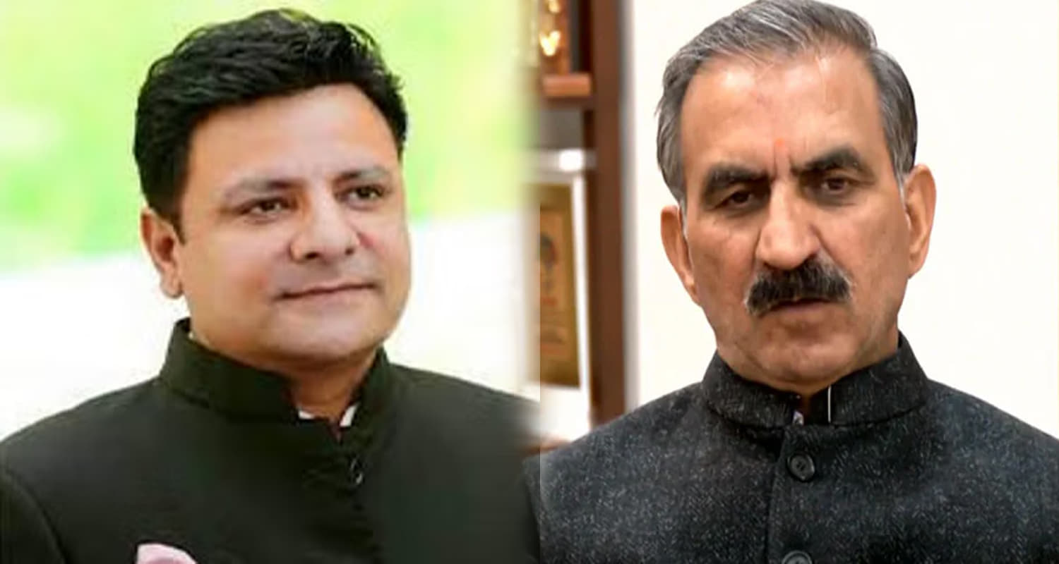 Cm sukhu lost his mental balance sudhir sharma dharamshala kangra himachal pradesh