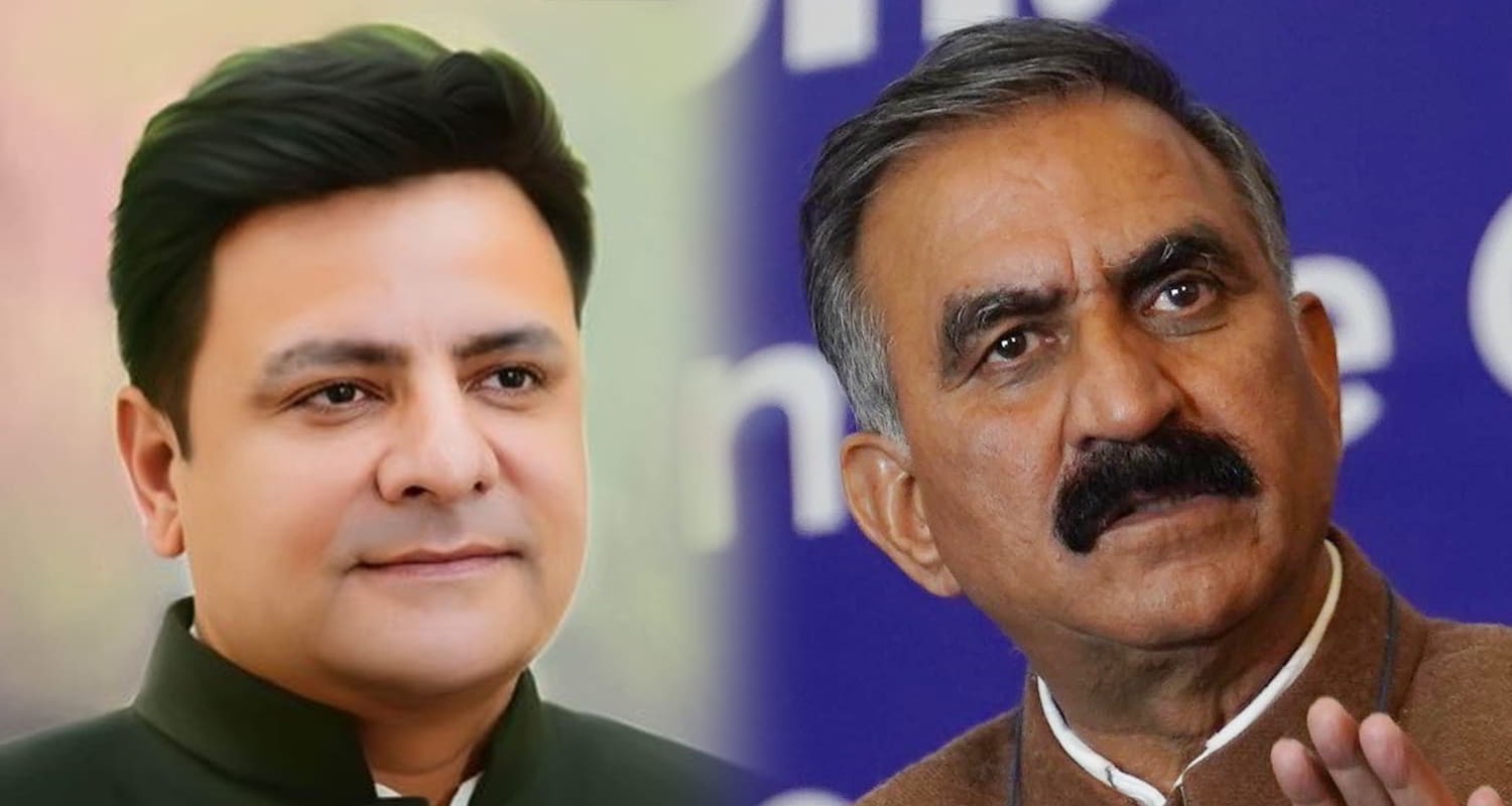 Sudhir sharma cm sukhvinder singh sukhu bjp congress himachal