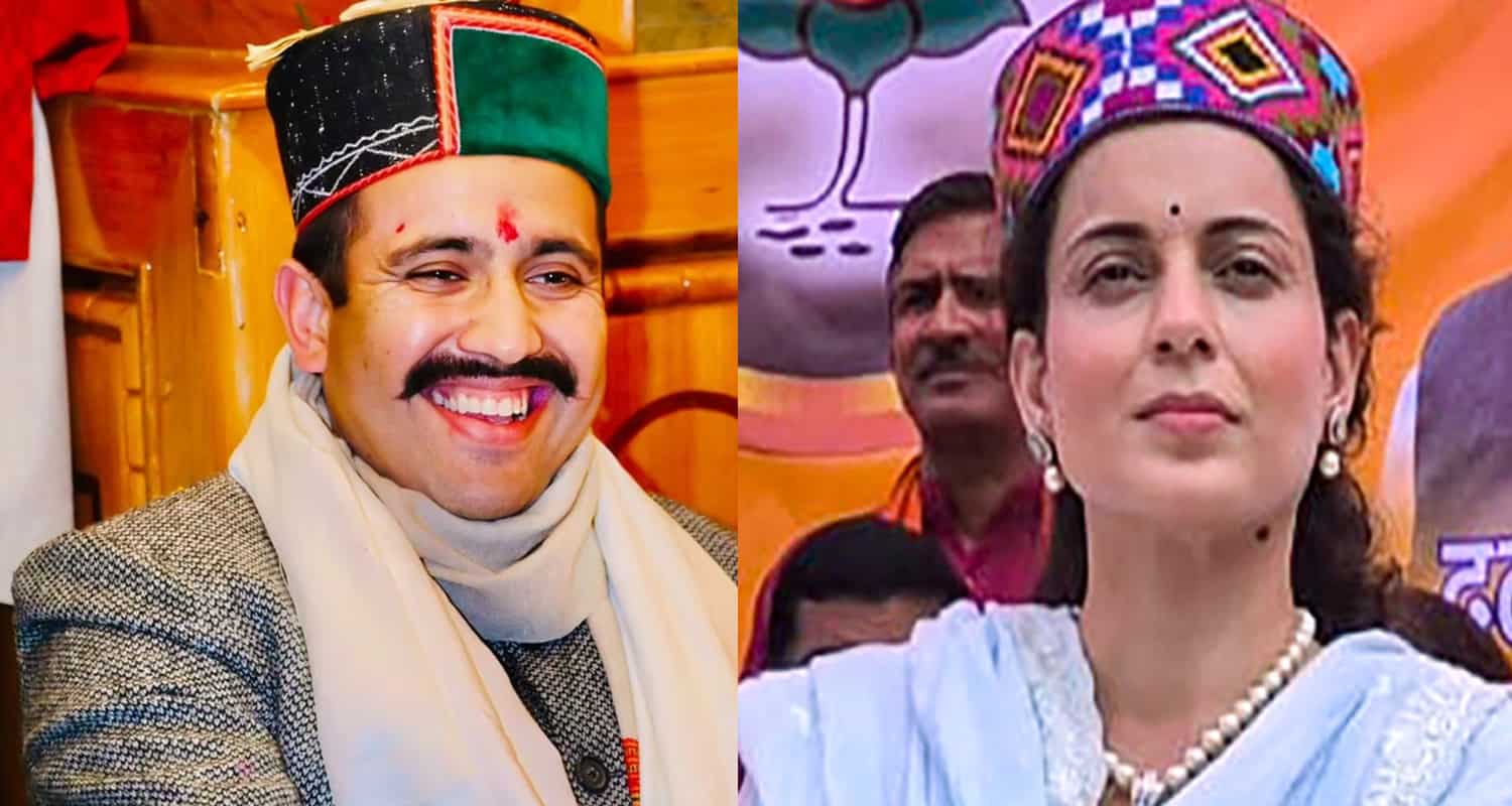 Mandi himachal lok sabha elections 2024 pwd minister vikramaditya singh kangana ranaut