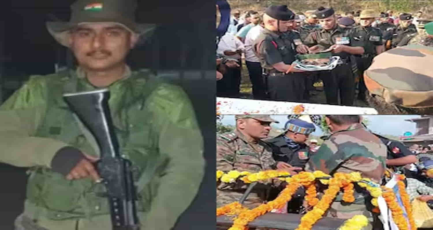 Himachal kangra 26 year soldier manish kumar leh martyr