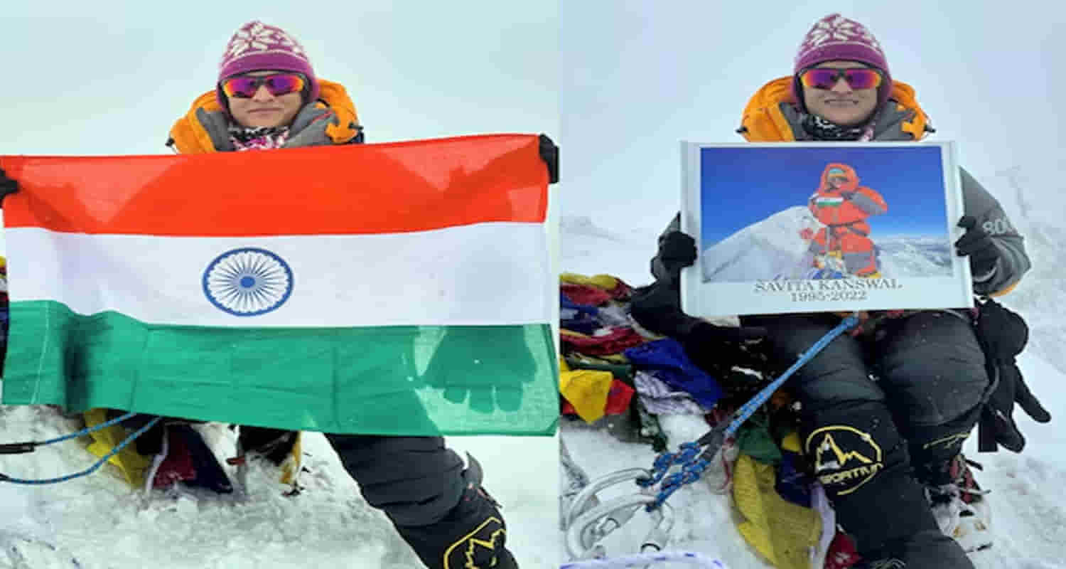 Himachal solan baljit kaur successfully completed climb nepal famous peak lobushe