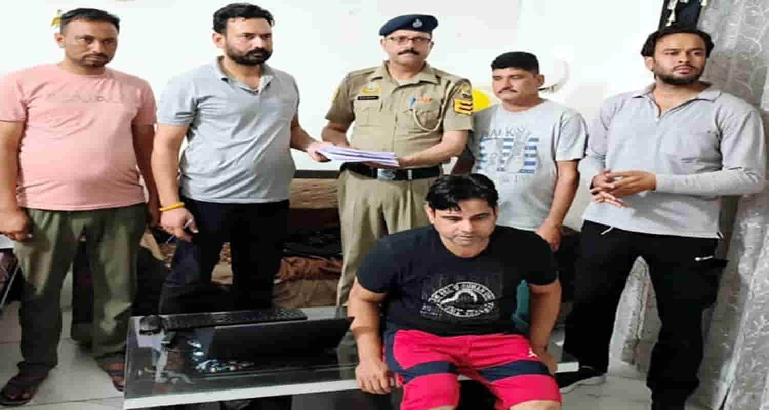 Himachal kangra nurpur son father arrest with chitta sp nurpur