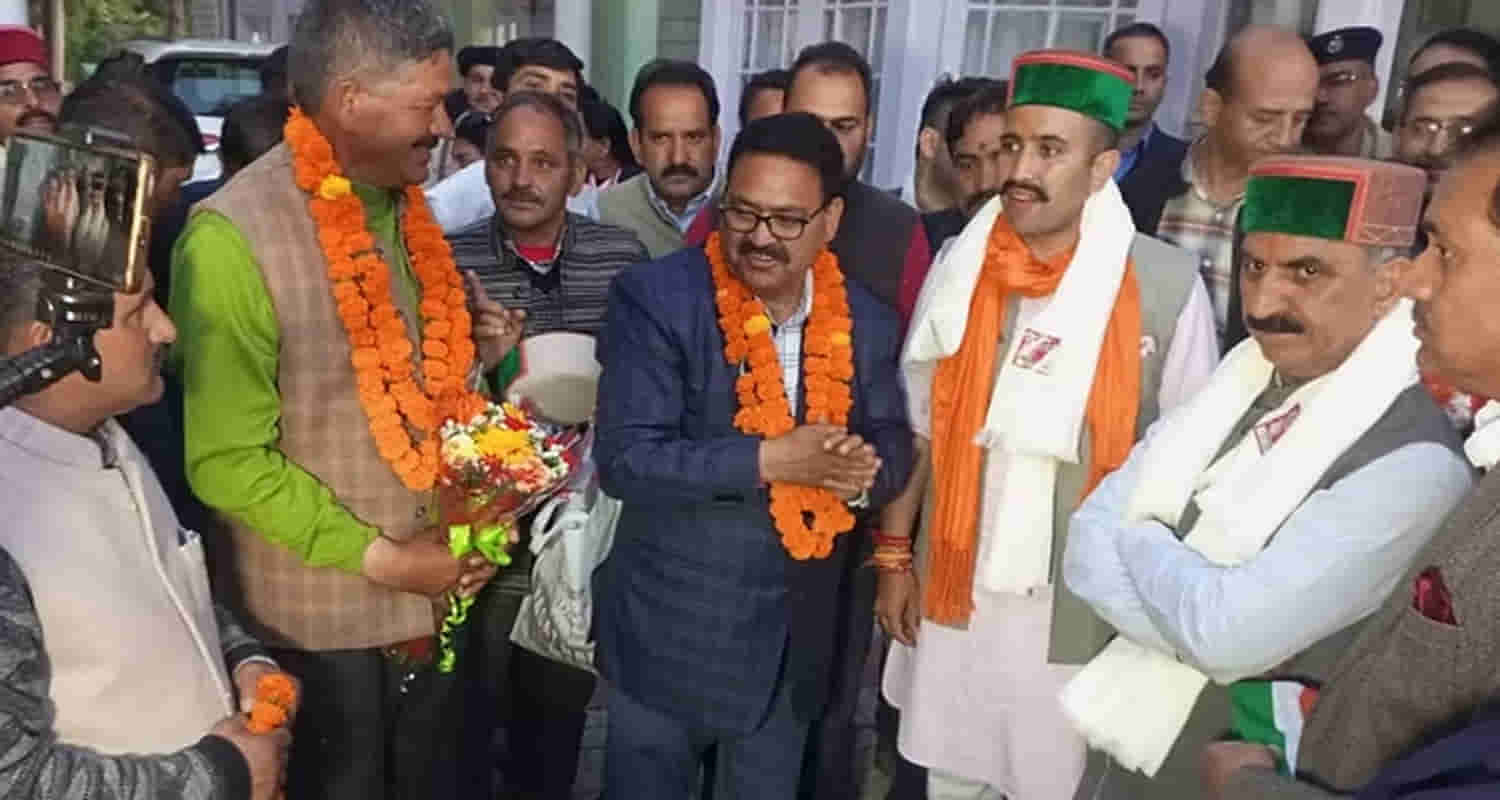 Himachal kullu aani bjp former mla kishori lal joins congress