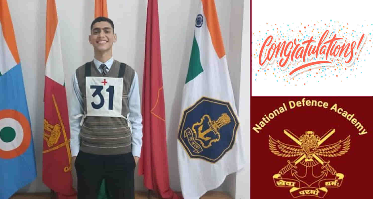 Shamsher singh passed ssb nda 238th position merit nda una himachal