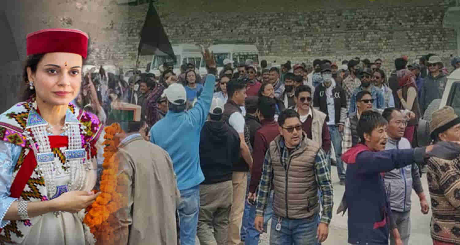 Case against pelted stones kangana ranaut jai ram thakur convoy