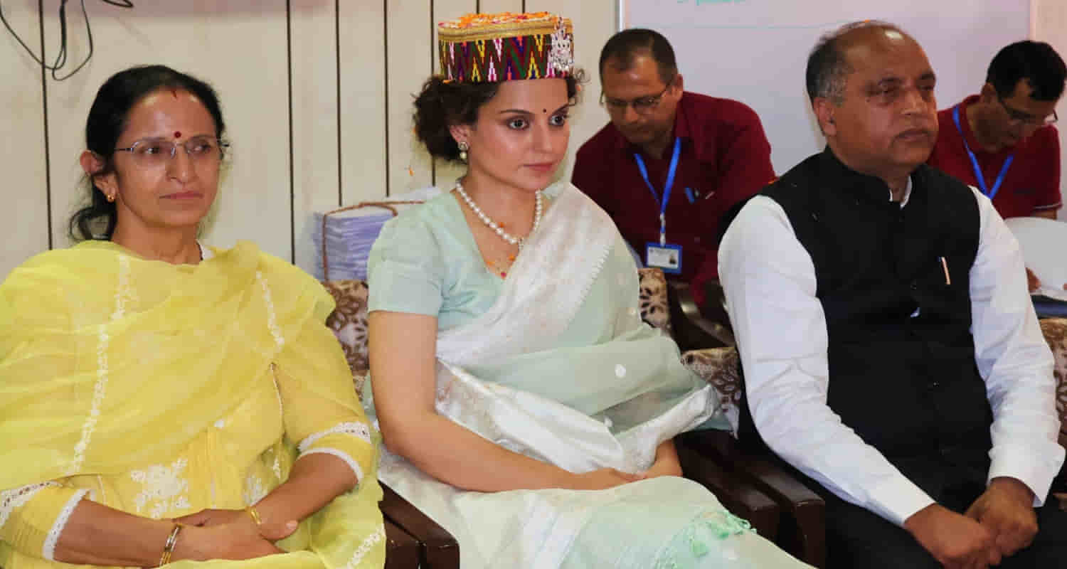 Himachal mandi lok sabha seat kangana ranaut nomination property details