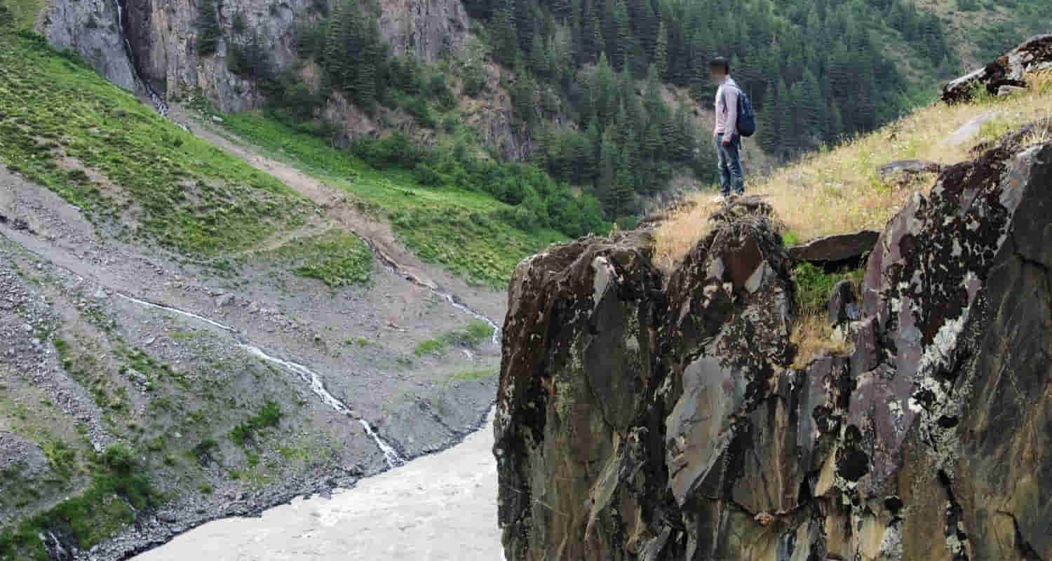 Himachal chamba pangi 29 year old youth jumps chandrabhaga river