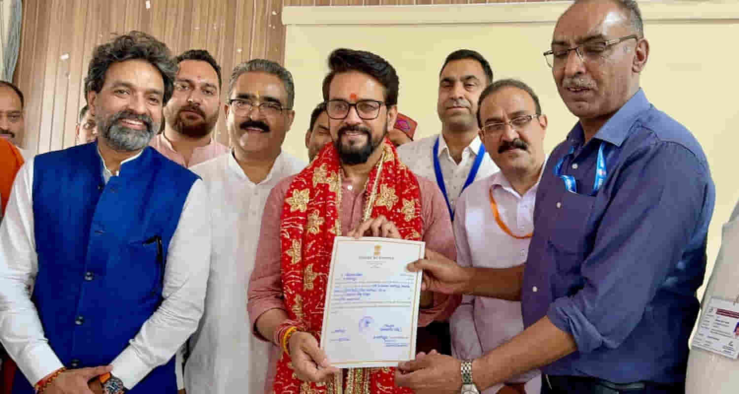 Anurag thakur won hamirpur parliamentary seat himachal expressed gratitude people