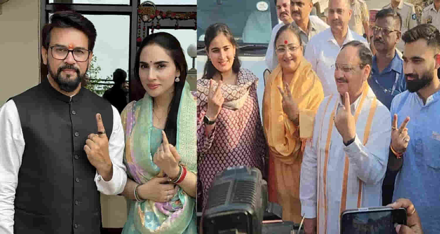 58 41 percent voting himachal till 3 pm 61 percent votes mandi 59 shimla