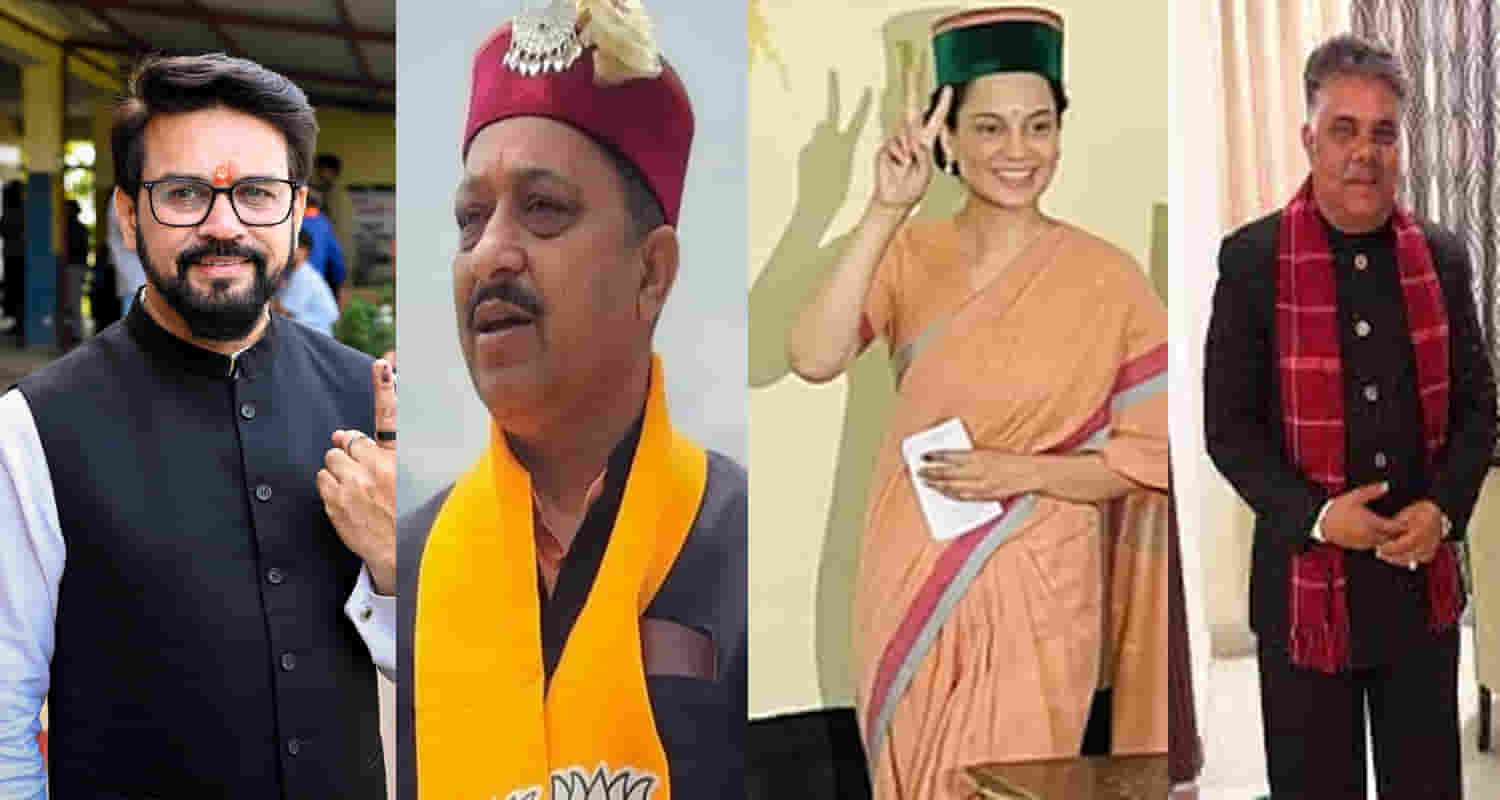 Himachal lok sabha seat bjp wins all four seat clean sweep congress
