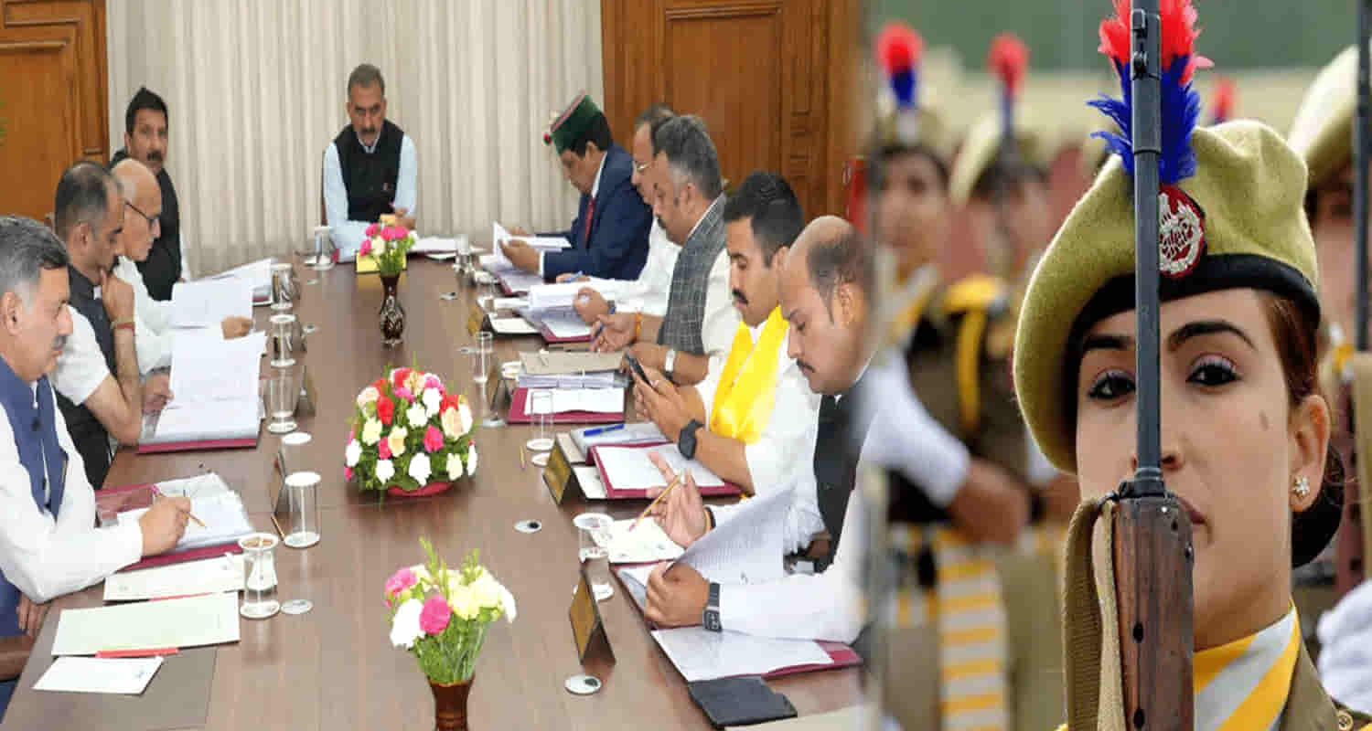 Himachal cabinet meeting decided give one year age relaxation police constable recruitment