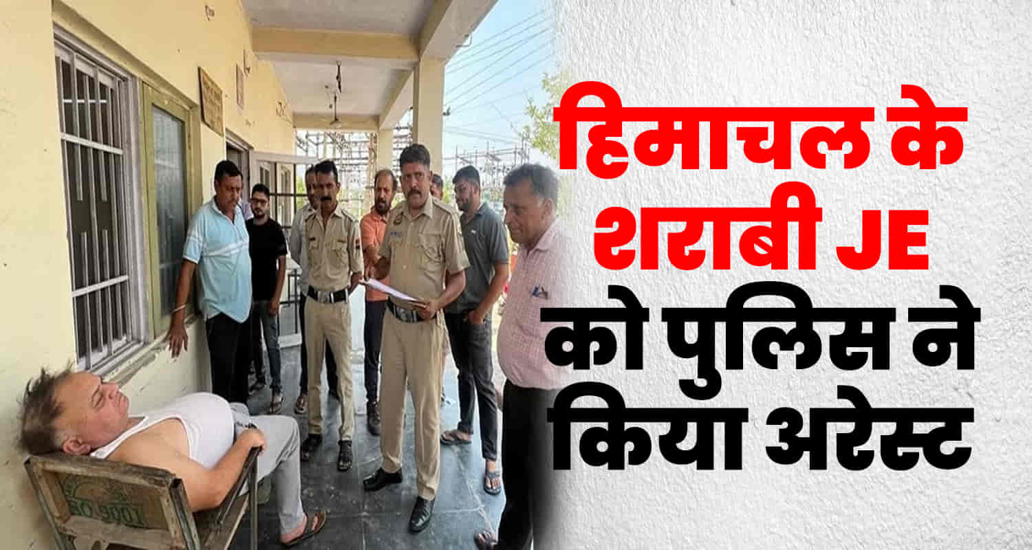 Himachal hamirpur electricity board office junior engineer drunk senior officer misbehave