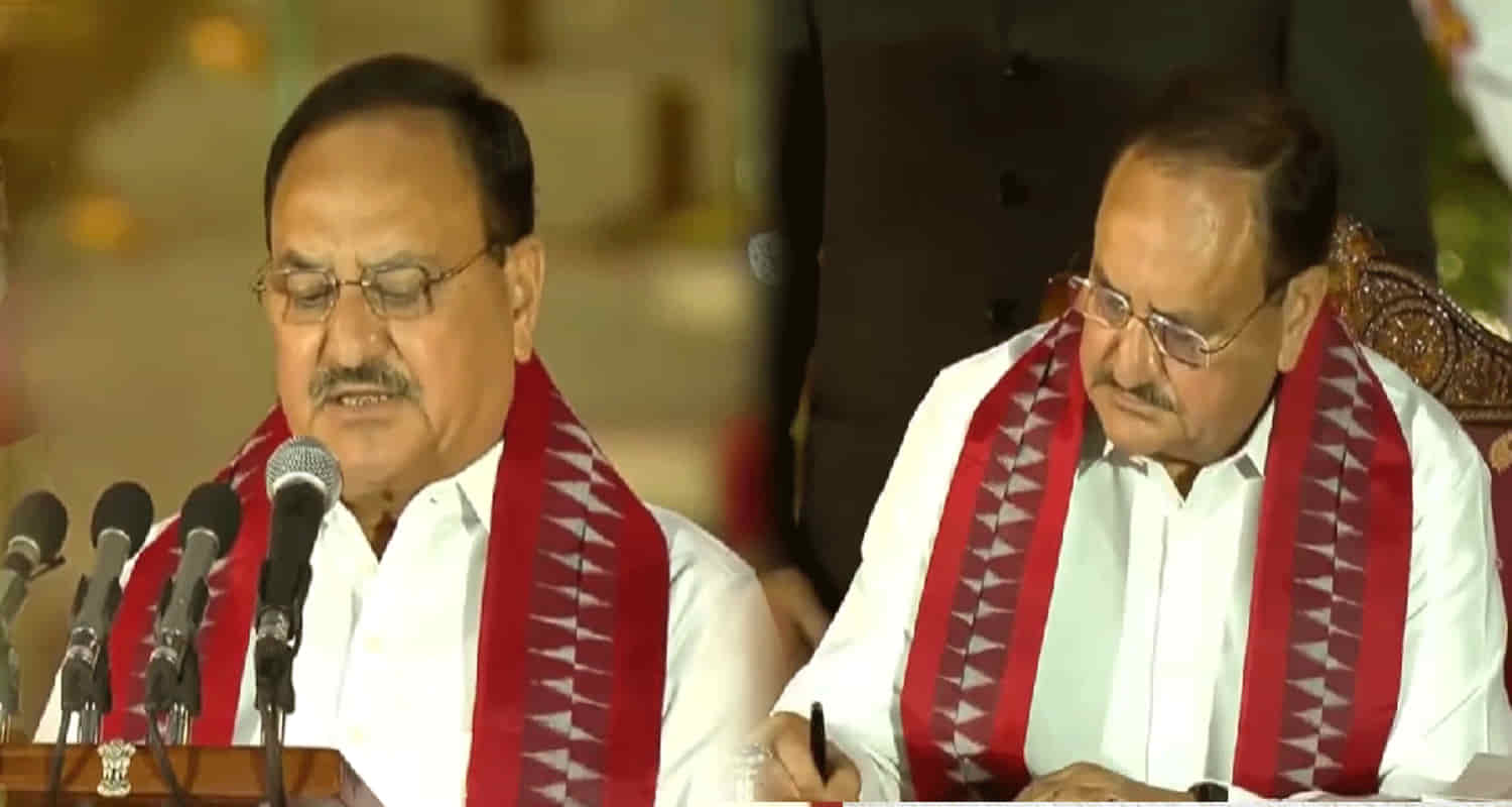 Himachal pradesh jagat prakash nadda took oath as minister modi cabinet