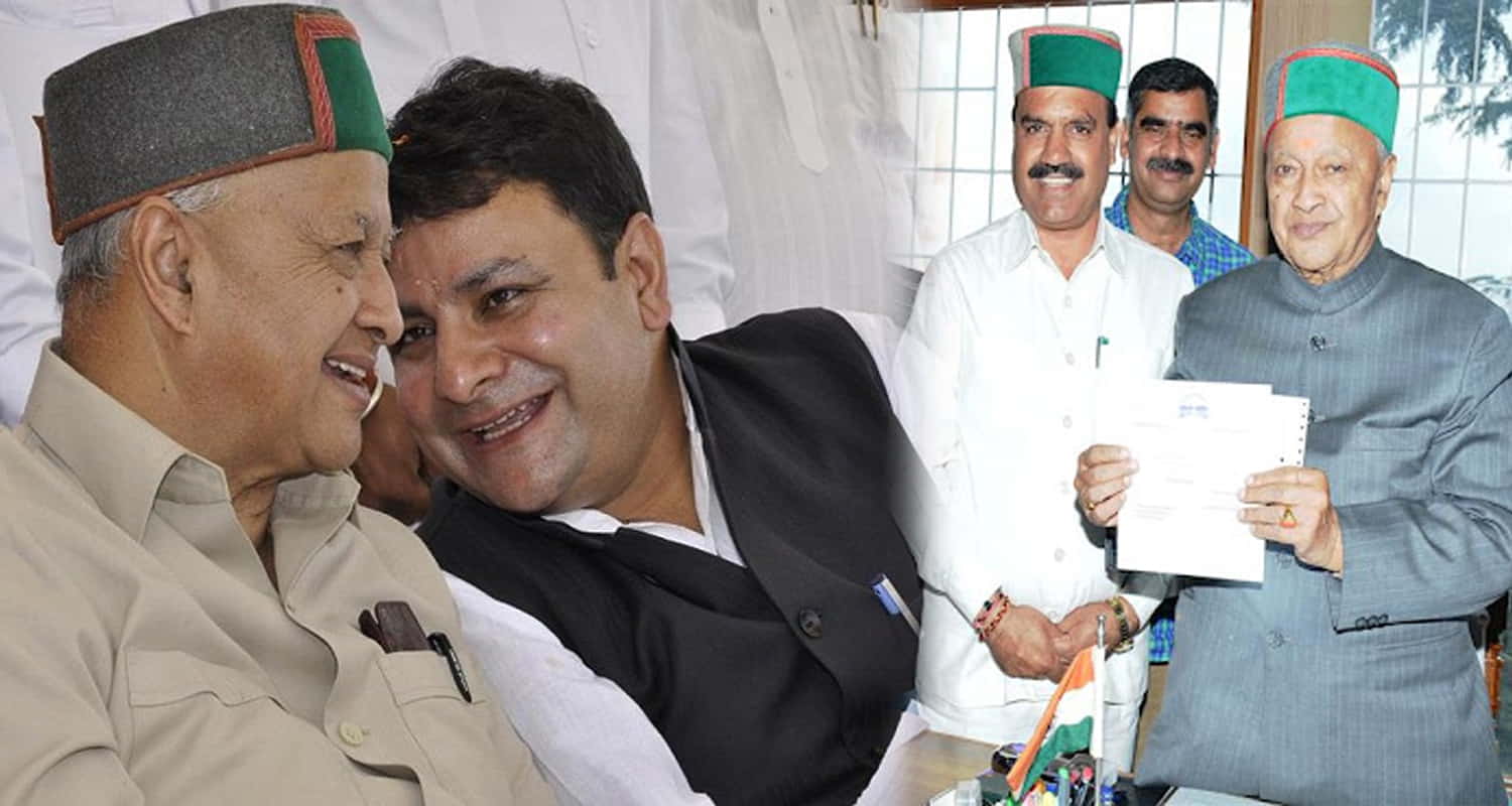 Himachal by election virbhadra singh 2 close mla wins election bjp