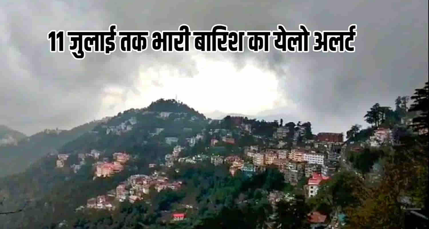 Meteorological center shimla issued warning heavy rain flood three districts next 24 hours