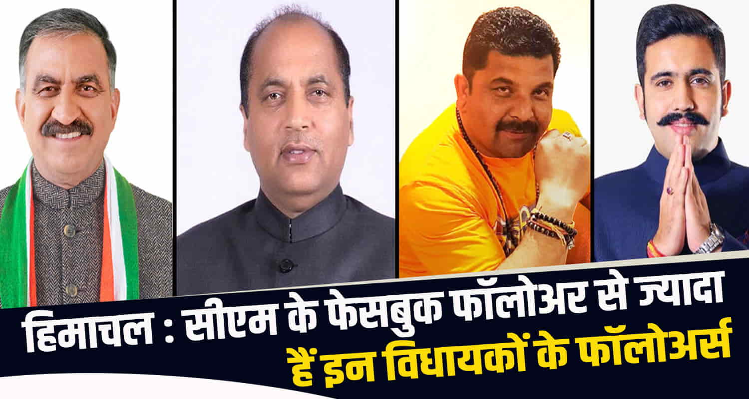 Twitter facebook followers social media himachal ministers