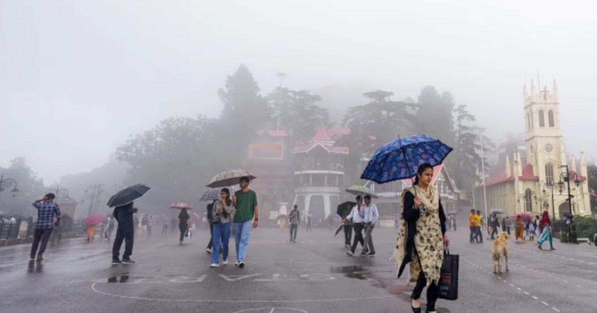 Heavy rainfall monsoon weather himachal pradesh