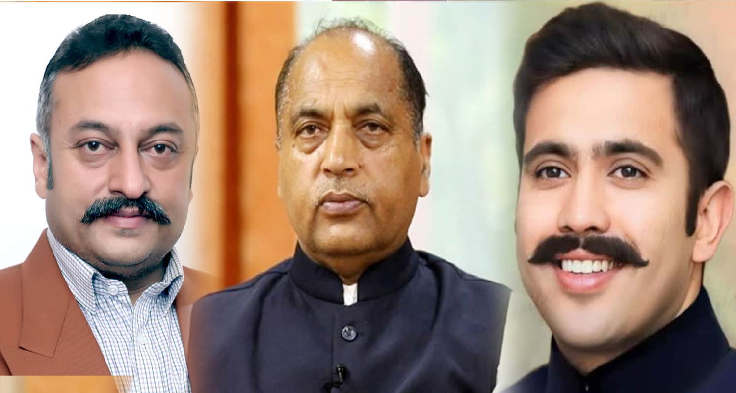 Himachal govt two ministers surrounded jairam thakur