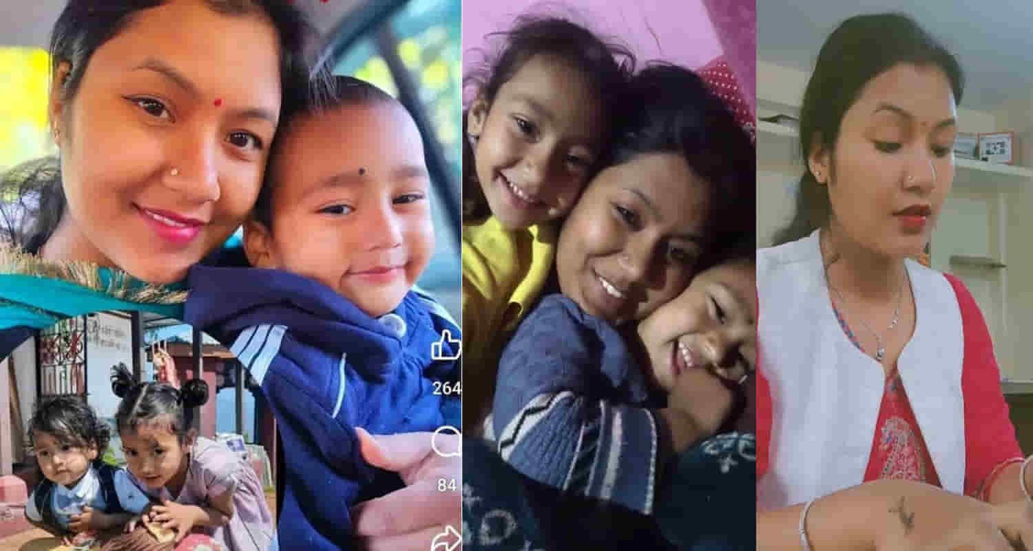 Himachal rampur samej village kalpana buried under debris two children made a reel before accident