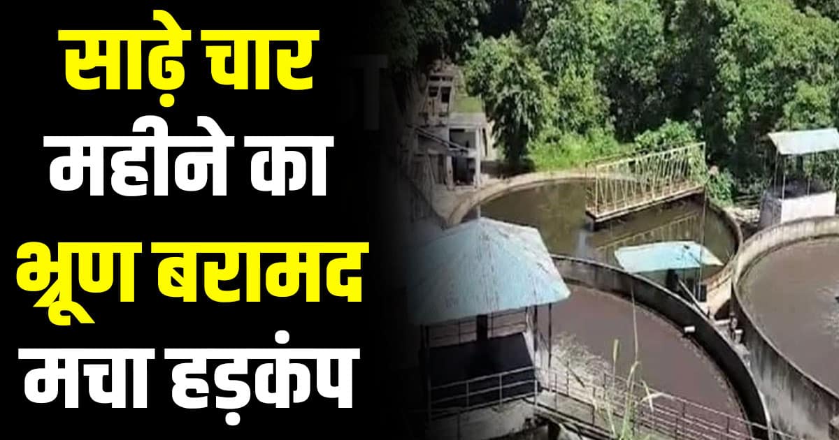 Himachal fetus found sewerage treatment plant zone hathali khad hamirpur