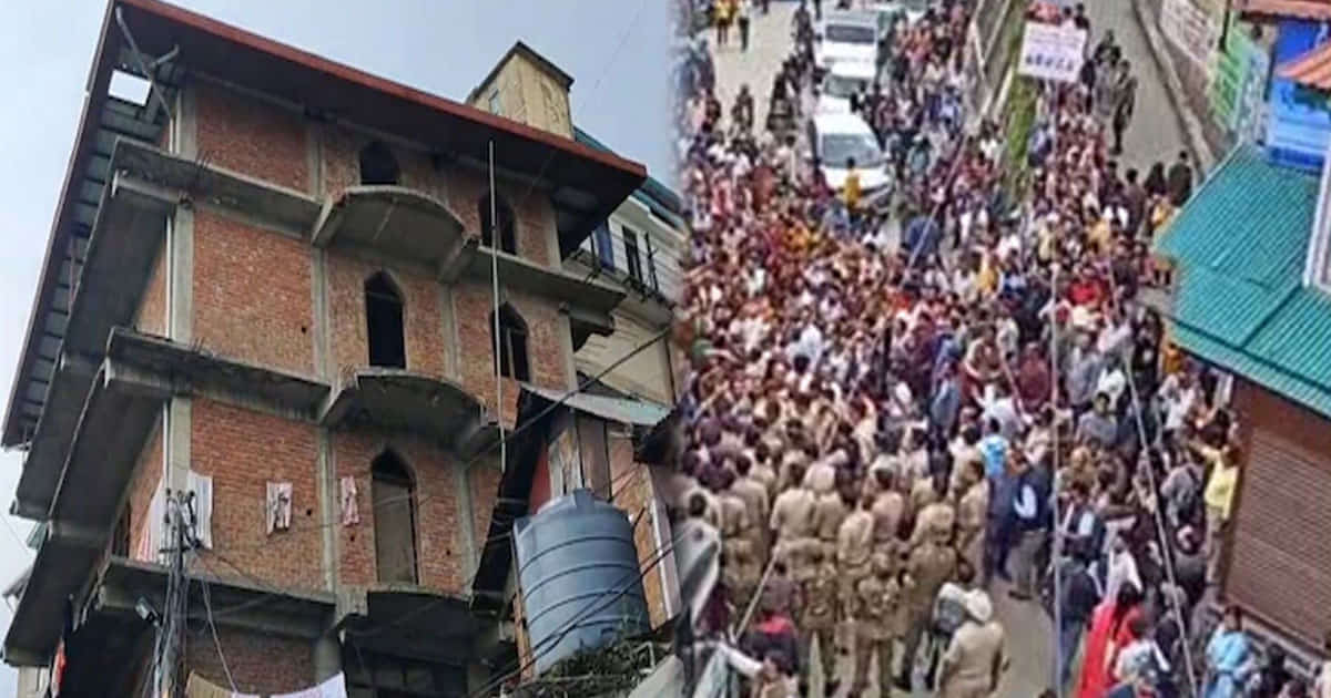 Hindu organizations called march sanjauli september 11 illegal mosque shimla himachal