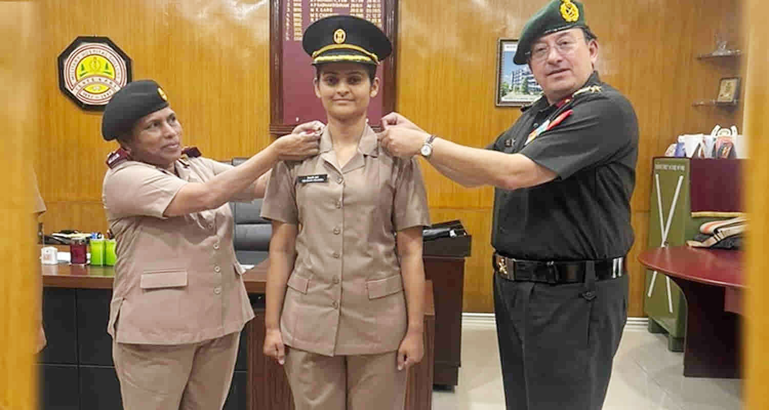 Shivani sharma daughter in law shimla rural nursing lieutenant indian army himachal shimla