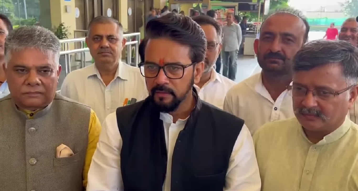 Congress pakistan same intentions they trying break country anurag thakur