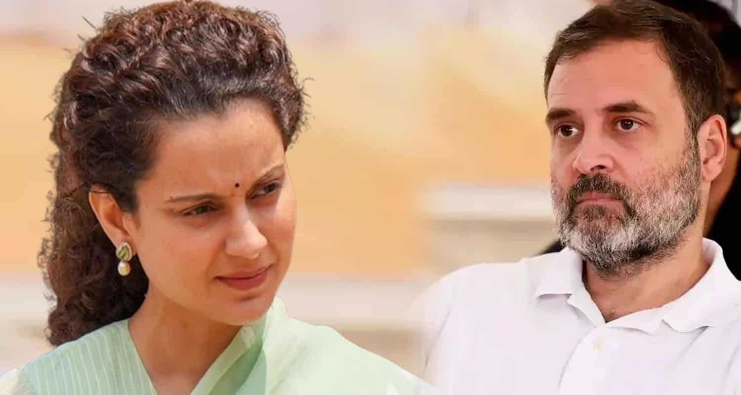 Himachal mandi mp kangana ranaut controversial statement rahul gandhi priyanka gandhi