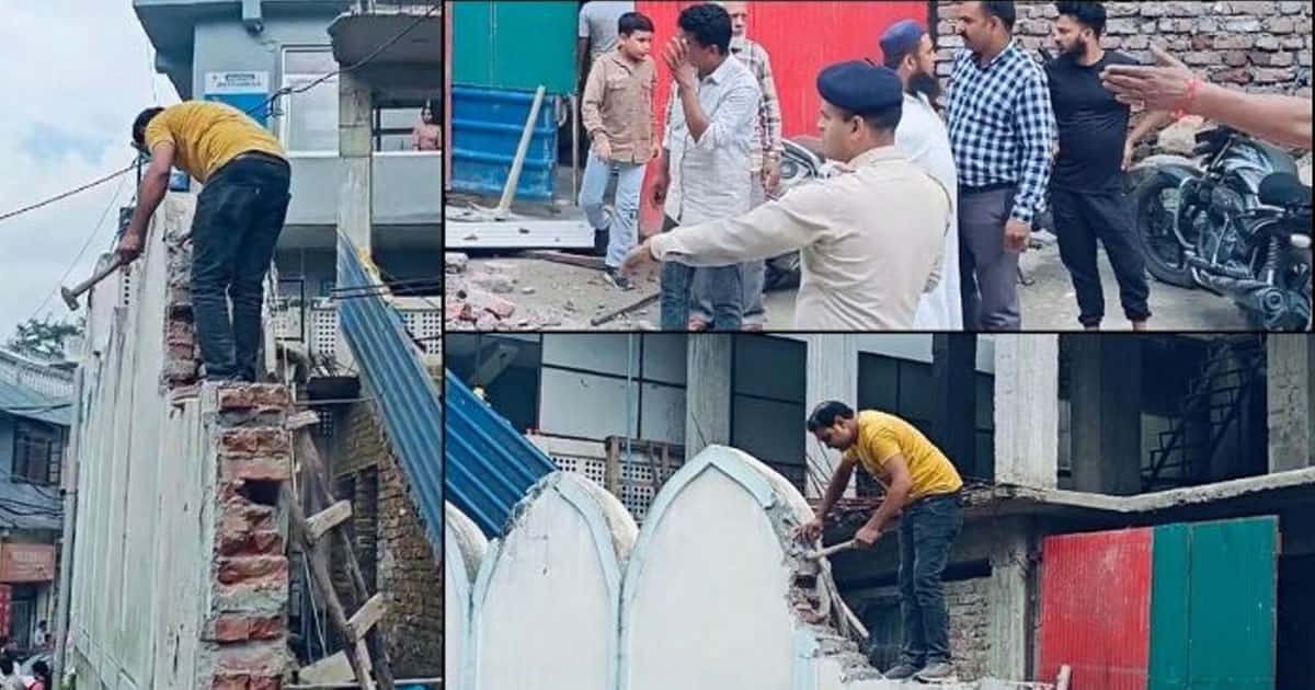 Himachal news masjid case muslim community sanjauli case shimla demolish news