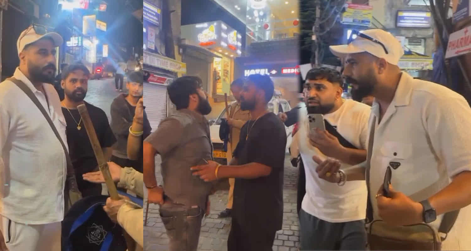 Himachal kangra mcleodganj nri tourist from punjab aims revolver restaurant owner