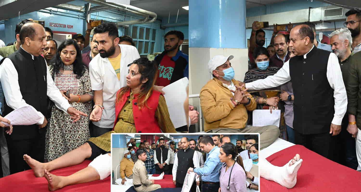 Shimla jairam reached sanjauli said public disappointed govt