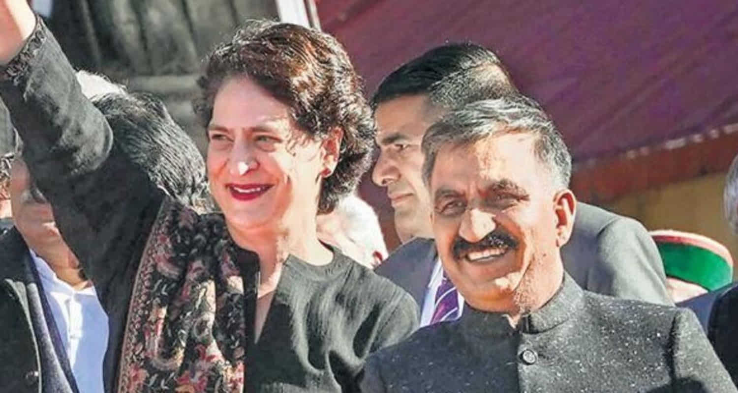 Himachal pradesh chief minister sukhwinder singh sukhu is leaving for delhi on tuesday to attend the nomination program of priyanka gandhi vadra