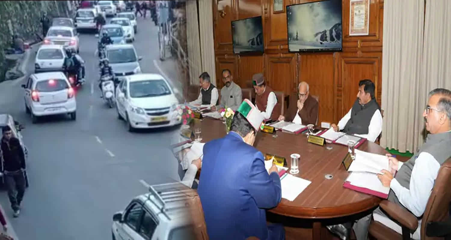 Himachal cabinet meeting cm sukhu five automatic testing stations built fitness testing 15 year old vehicles