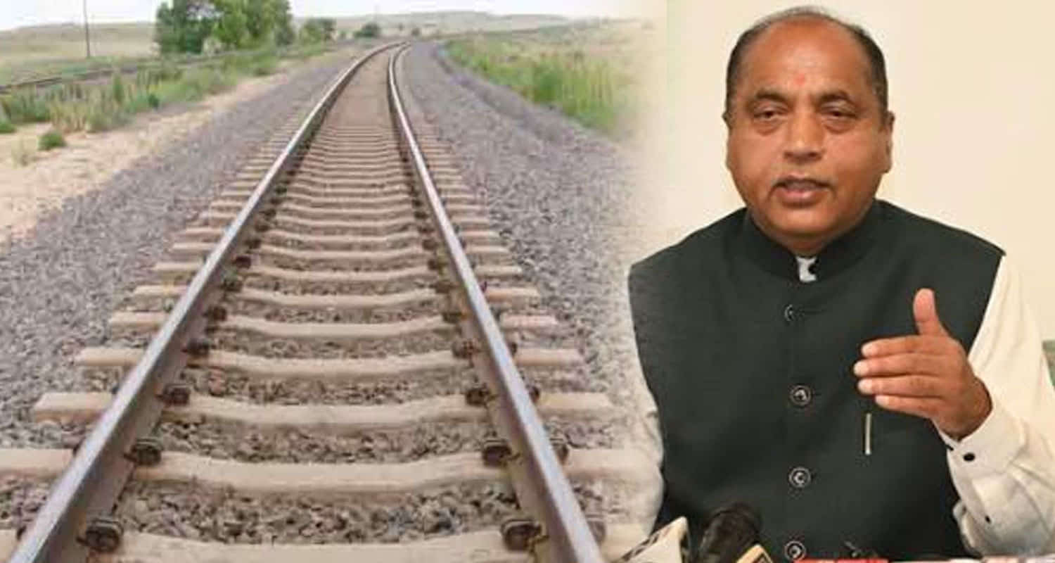 Jairam thakur himachal sukhu govt is not giving its share two big railway projects